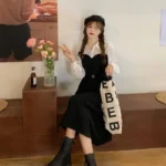 ⁦فستان نسائي للخريف والشتاء أنيق⁩ - الصورة ⁦2⁩
