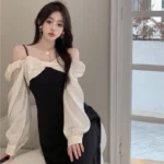 ⁦امرأة فستان بكم طويل ه Harajuku⁩ - الصورة ⁦3⁩