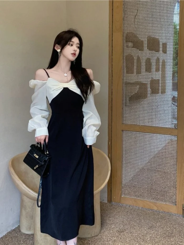 ⁦امرأة فستان بكم طويل ه Harajuku⁩ - الصورة ⁦4⁩